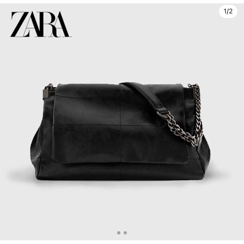 กระเป๋า Zara Rock Flap Shoulder Bag Hobo Bag