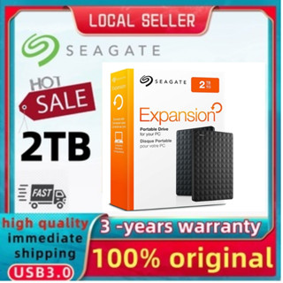 Seagate Hard Disk 1TB 2TB HDD ฮาร์ดดิสก์ Hard Drives USB 3.0 External Hard Disk External ฮาร์ดดิสก์แบบพกพา