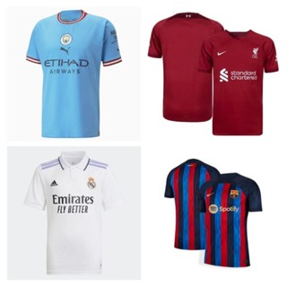 เสื้อบอลสโมสร(ไซส์ใหญ่ 6XL) เสื้อสโมสร ลิเวอ มาดริด บาร์ซ่า