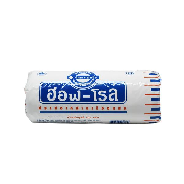 สำลีม้วน HOF-ROLL สำลีม้วนขนาด 400g ปราศจากสารเรืองแสง