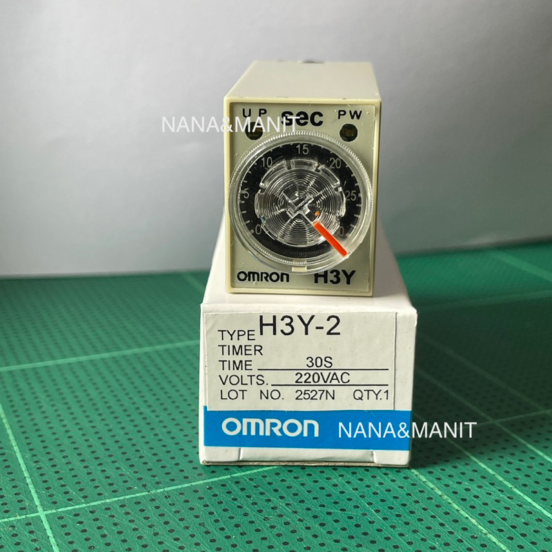 H3Y-2 220VAC MADE IN JAPAN🇯🇵 (1s/3s/5s/10s/30s/60s/5m/10m/30m/60m)