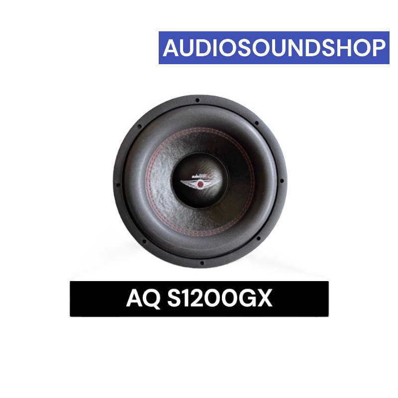 AUDIO QUART ลำโพงซับวูฟเฟอร์ 12 นิ้ว โคลงหล่อ รุ่น AQ-S1200GX กำลังขับสูงสุด 1200W แพ็ค 1 คู่