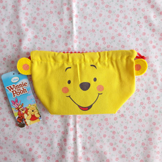 กระเป๋าหูรูด หมีพูห์ (Winnie the Pooh Bag) กระเป๋าผ้า กระเป๋าใส่ของ ลิขสิทธิ์ Disney