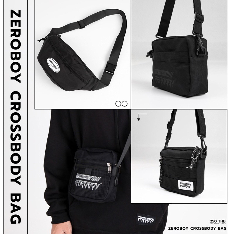 ZEROBOY // Crossbody BAG // กระเป๋าสะพายข้าง รุ่นใหม่ล่าสุด
