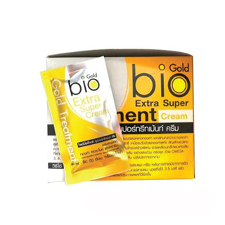 ขายยกกล่อง] bio Gold Extra Super Treatment Cream