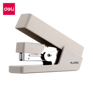 Deli เครื่องเย็บกระดาษ แม็กเย็บกระดาษ ที่เย็บกระดาษ แข็งแรง พกพาง่าย มี 3 สี Stapler