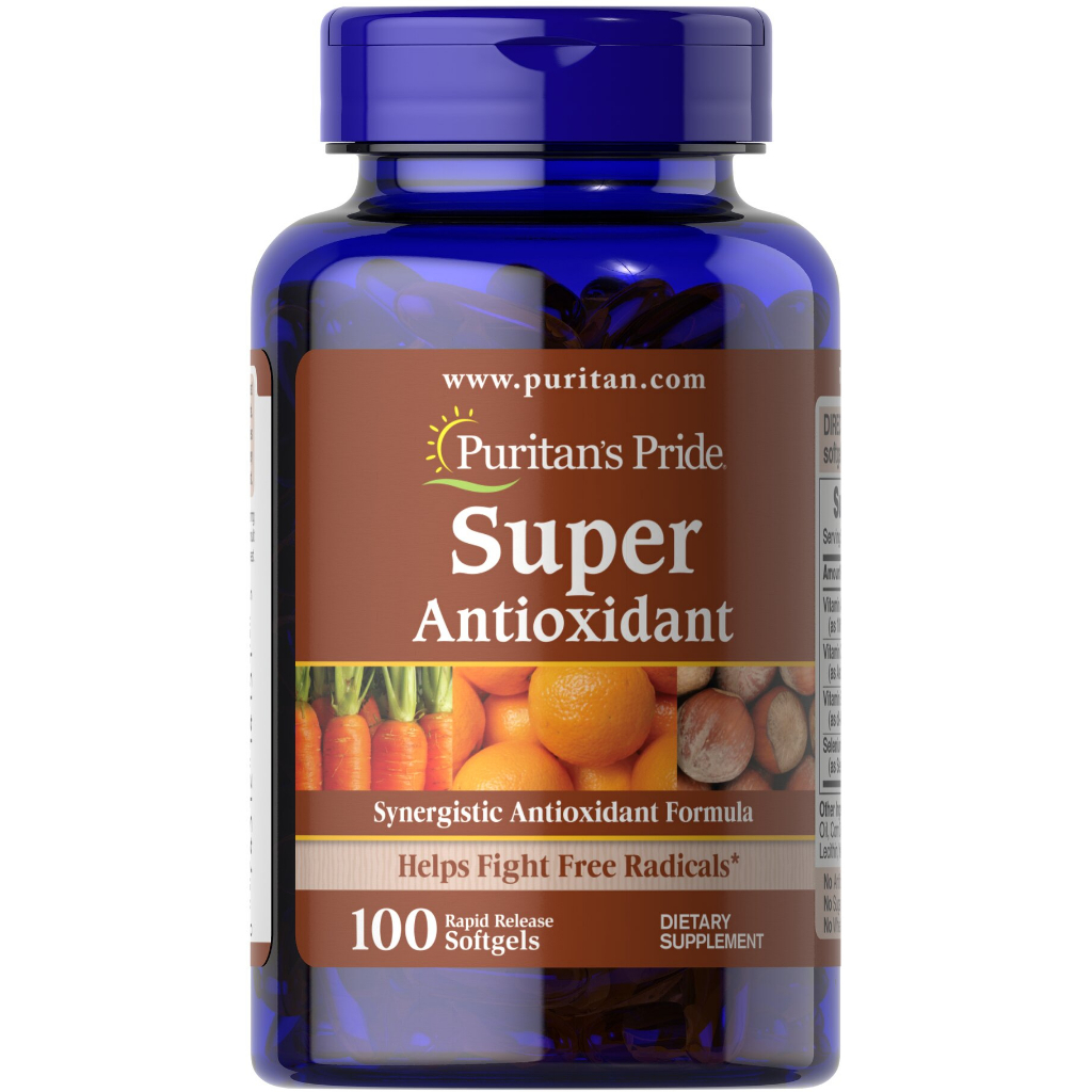Puritan Super Antioxidant รวมสารต้านอนุมูลอิสระ ช่วยให้อ่อนเยาว์ ต้านวัย