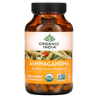 Organic India Ashwagandha 180 Vegetarian Caps