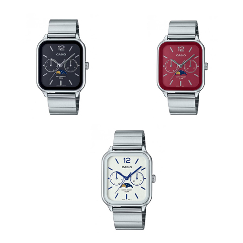Casio Standard นาฬิกาข้อมือผู้ชาย สายสแตนเลส รุ่น MTP-M305D,MTP-M305D-1A,MTP-M305D-4A,MTP-M305D-7A