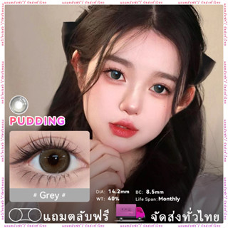 【New】Midroo Lens คอนแทก คอนแทคเลนส์ Pudding Grey คอนแทคเลนส์สี -14.2mm