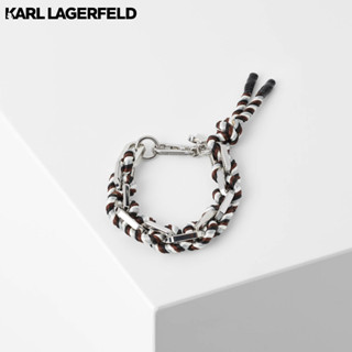 KARL LAGERFELD - K/SUMMER WOVEN CHAIN BRACELET 231W3905 สร้อยข้อมือ