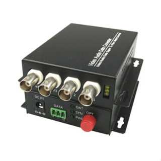 Media Optical Converter 1MP 4/8 CH 4 ระบบ ใช้สายไฟเบอร์ 1Core หัว FC รองรับระบบ AHD/HD-CVI/HDTVI/Analog รับส่งสัญญาณ