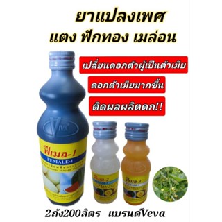 ผสมเกสร แตง ฟักทอง เปลี่ยนดอก ติดดอก ลูกดก ฟีเมล500ml