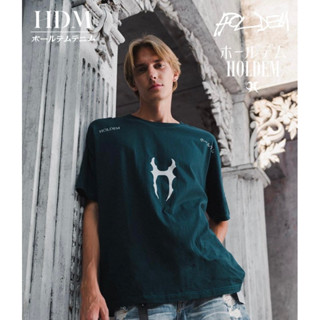 เสื้อ Holdem H Emerald green tee (Silver H)