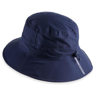 หมวก หมวกตีกอล์ฟ หมวกกันแดด หมวกกอล์ฟกันฝน สีกรมท่า Bucket hat INESIS Golf Rain Hat RW500 size 2 Navy Blue 58-62 CM