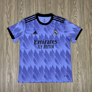 เสื้อฟุตบอล Real Madrid สีม่วง เสื้อบอลผู้ชาย งานดีมาก คุณภาพสูง เกรด AAA