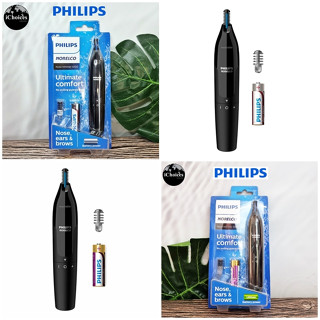 [Philips] Norelco Nose trimmer 1000 NT1605/60 or NT1715/60 ฟิลิปส์ เครื่องตัดแต่งขนจมูก+ขนบนใบหน้า