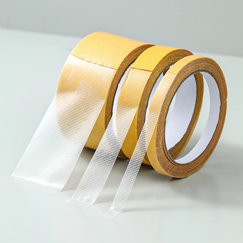 เทปเยื่อกาวสองหน้า เทปกันน้ำเหนียวสุด เทปตาข่าย Grid Double Sided Tape