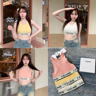 (VL) CNL tank crop • เสื้อครอปผ้านิตร่องเนื้ออย่างดี​ นิ่มใส่สบาย​ ผ้ายืดได้เยอะ​ รอบนี้โทนสีพาสเทลสวยสุดๆเลยค่า🌷