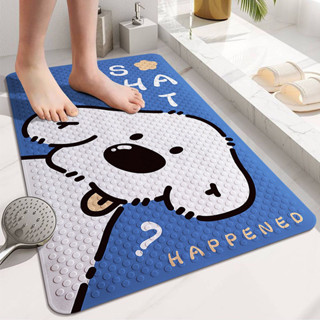 พร้อมส่ง ลายเยอะ แผ่นรองกันลื่น ในห้องน้ำ pvc ลายการ์ตูน น่า…