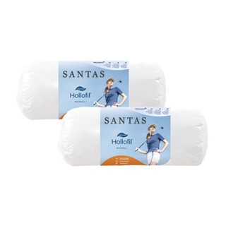 SANTAS หมอนรองคอ รุ่น DACRON® HOLLOFIL (แพ็คคู่) แถมฟรีปลอกหมอนคละสีคละลาย