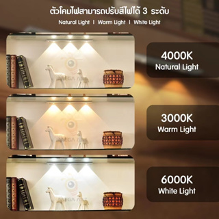 โคมไฟ LED ไร้สาย หลอดไฟเซ็นเซอร์ หลอดไฟตรวจจับการเคลื่อนไหว ไฟตู้ ไฟสำหรับทางเดินบ้าน มีLED เปิดปิดอัตโนมัติ พร้อมจัดส่ง