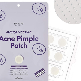 Microdart Pimple Treatment Acne Patch, Hydrocolloid Dressing, Blemish Spot Treatment Dots แผ่นดูดสิว แผ่นปิดสิว