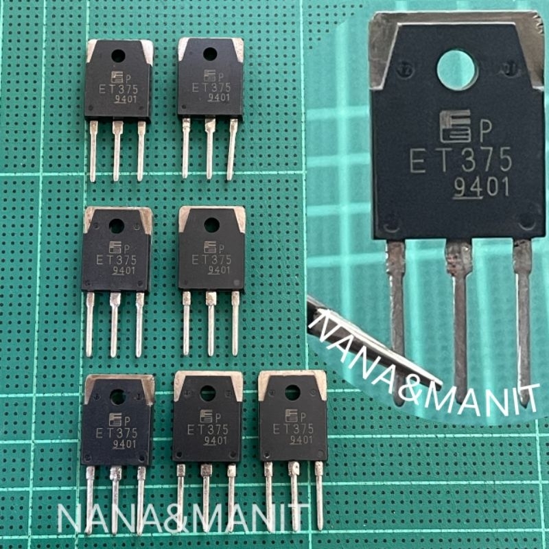ET375 NPN ดาริงตัล 15A 650V แพ็ค 2ตัว