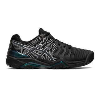 Asics รองเท้าเทนนิสผู้หญิง Gel-Resolution 7 L.E. | Black/Silver ( 1042A092-001 )