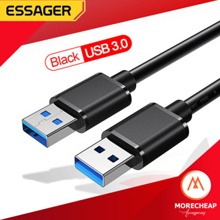 🔥ถูก/แท้🔥Essager USB 3.0 to USB 3.0 2A สายฮาร์ดดิสก์ 5Gbps Cable For Harddisk