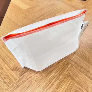 IKEA อิเกีย ถุงอิเกีย PÄRKLA แพร์คลา ถุงซิปกึ่งใสเก็บของ