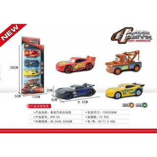 ขายส่ง รถโมเดล THE CARS MODEL FIGURE รถเดอะคาร์ Diecast  ตั้งโชว์ เข็นลาน Set 4 คัน