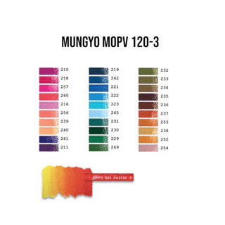 [3/4] MUNGYO  Artists’ soft oil pastel MOPV สีชอล์คน้ำมันขายแยกแท่ง