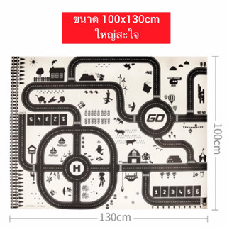 ของเล่นCity Map แถมฟรีป้ายจราจร 56 ชิ้น เลิกเล่นแล้วพับเก็บง่ายๆ ไม่เปลืองพื้นที่ด้วยนะคะ  เสริมจินตนาการกันให้สนุก