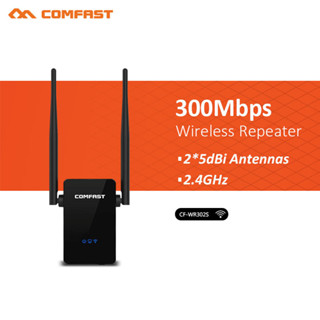 Comfast เราน์เตอร์ไร้สาย Wifi 300M 2*5Dbi เสาอากาศ Wi 802.11N/B/G WIFI Rpeater Wi-Fi Rang Extender Cf-Wr302S