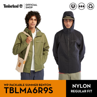 Timberland Men’s Waterproof Packable Summer Benton แจ็คเก็ตกันน้ำ (TBLMA6R9S)