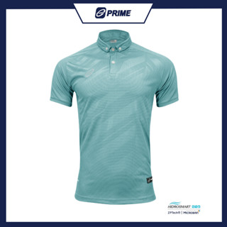 EGO PRIME เสื้อโปโล PM219 เสื้อโปโล สีฟ้าแคริเบียน เสื้อโปโล แอนตี้แบคทีเรีย