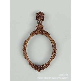 ORH1MBronze Orahan1M Oval amulet casing 29x35mm กรอบพระบรอนซ์ ทรงไข่ ภายในประมาณ 29x35mm