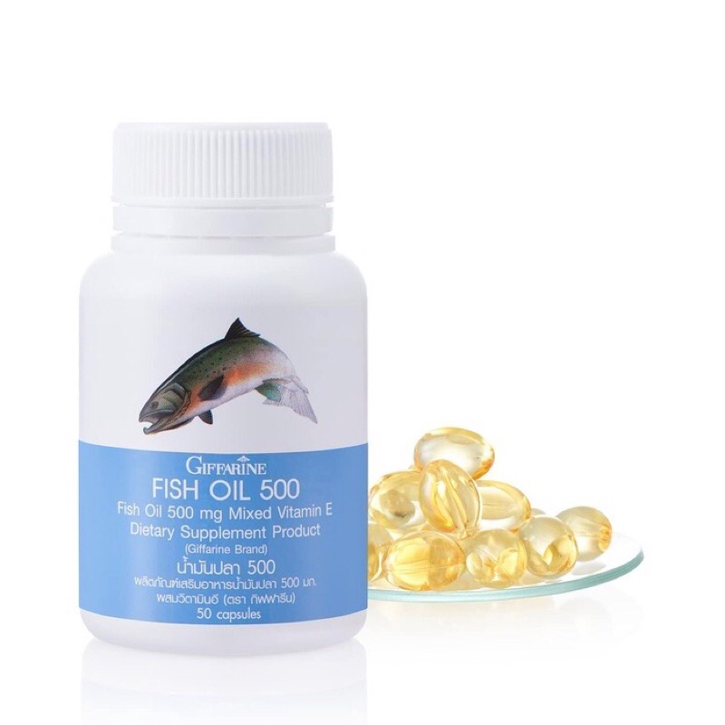 Finh Oil 500mg Mixed vitamin E น้ำมันปลา500กรัม