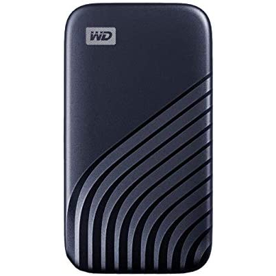 1 TB PORTABLE SSD (เอสเอสดีพกพา) WD MY PASSPORT SSD MIDNIGHT (WDBAGF0010BBL-WESN)