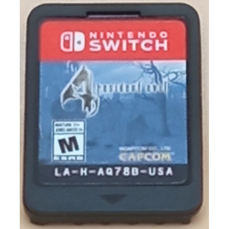 (มือสอง) มือ2 เกม Nintendo Switch : Resident evil 4 ภาษาอังกฤษ ไม่มีกล่อง #Nintendo Switch #game