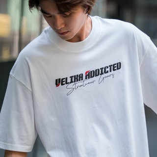 เสื้อ Oversize "Gears" [White] | Velika