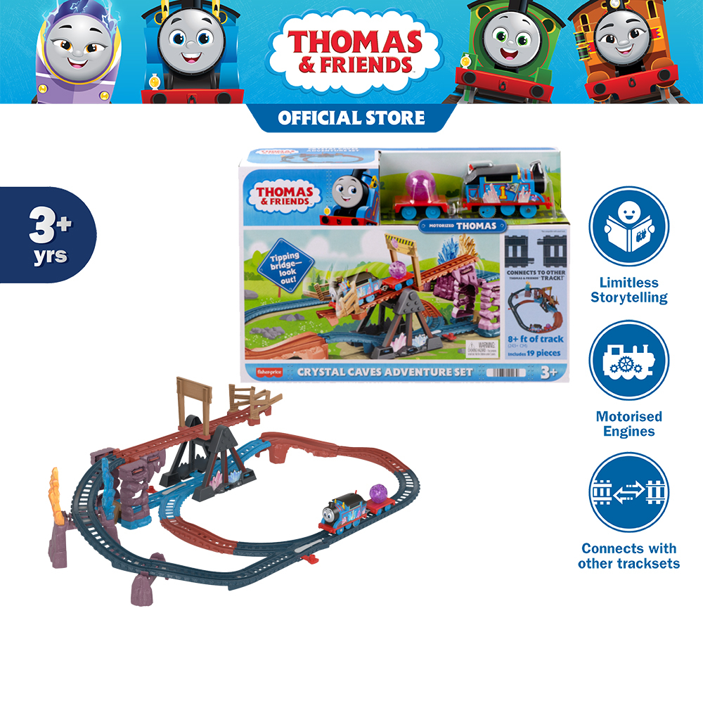 #โมเดลรถไฟ #รถไฟโทมัส #ของเล่นโทมัส #ชุดรางรถไฟ #CrystalCavesAdventure