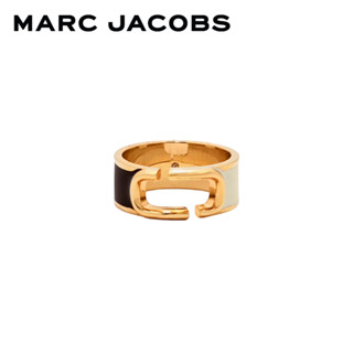 MARC JACOBS THE J MARC COLORBLOCK METAL RING J401MT2RE22988 BLACK MULTI/GOLD