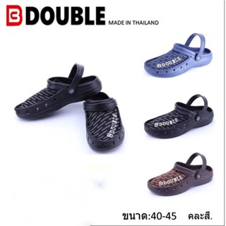 รองเท้าหัวโตผ้ายี่ห้อdoubleคละแบบคละสีsize40-45