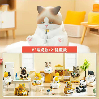 [พร้อมส่ง] โมเดลแมวนั่งโชว์ไข่ CJOY CAT งานลิขสิทธิ์ของแท้