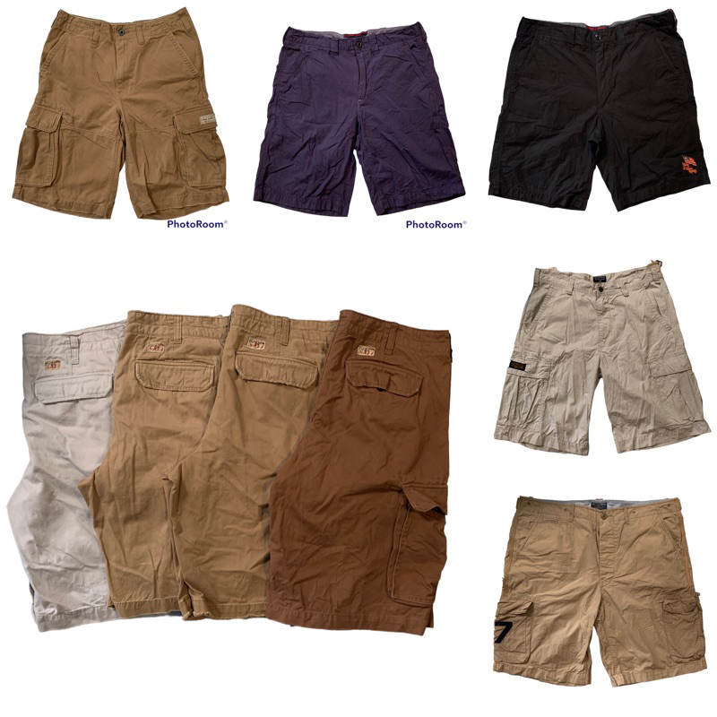 POLO Ralph Lauren กางเกงขาสั้น คาร์โก้ กางเกงผู้ชาย หลายไซส์ หลายสี