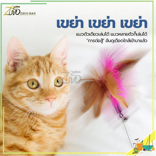 ปลอกคอล่อแมว ของเล่นแมว ไม้ล่อแมว/ไม้ตบแมว ปลอกคอแมว/ของแมว อุปกรณ์แมว ซิลิโคนนิ่ม สวมใส่สบาย