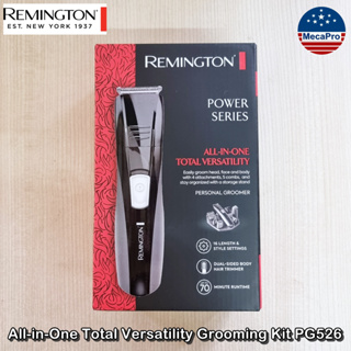 Remington® All-in-One Total Versatility Grooming Kit PG526 เครื่องโกนหนวด เครา แบบไร้สาย Head-to-Toe เครื่องโกนหนวดไฟฟ้า