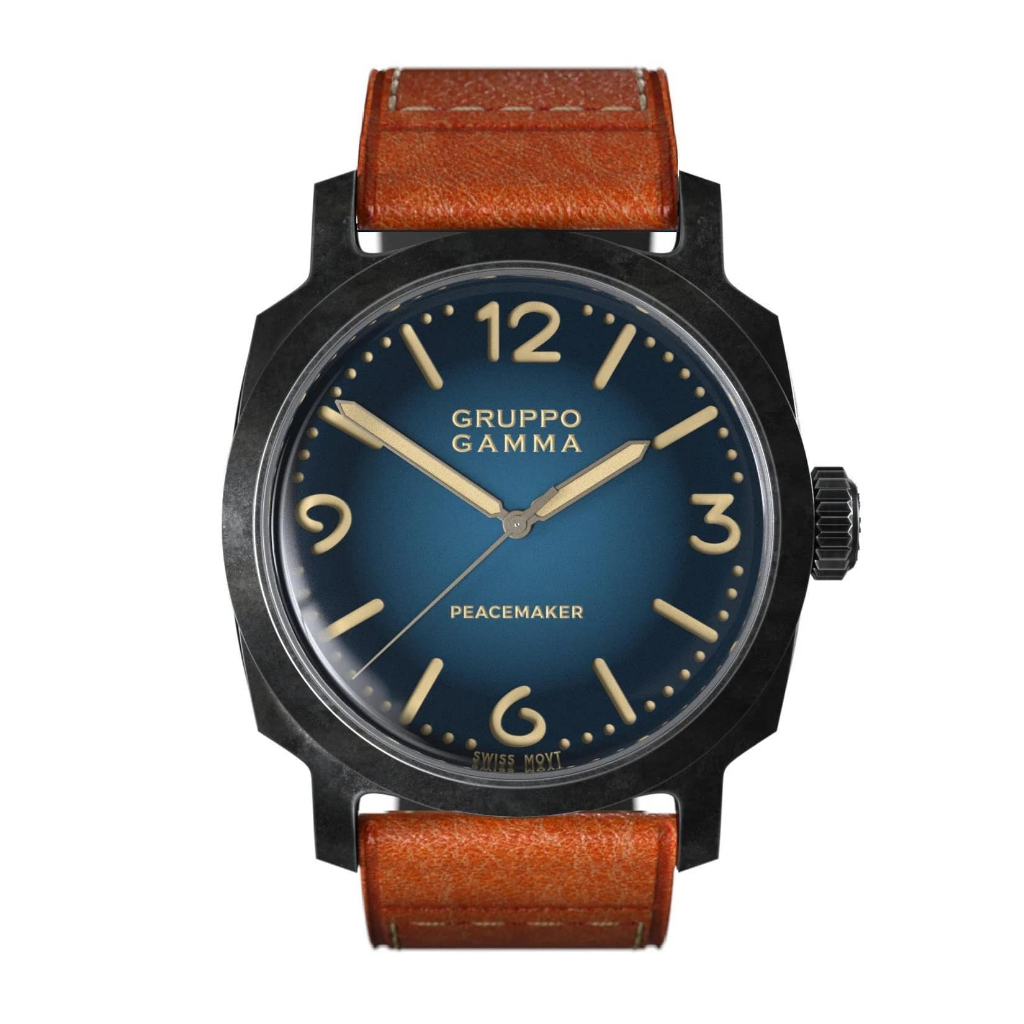 นาฬิกา Gruppo Gamma Peacemaker PA-05 (ตัวเรือน Aging Steel แบบมีเข็มวินาที)